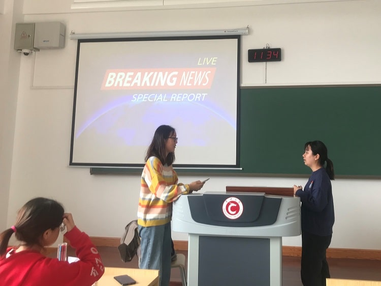 Fun activity for the Chinese university classroom