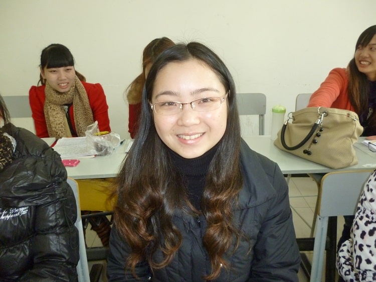 Female Chinese postgraduate student